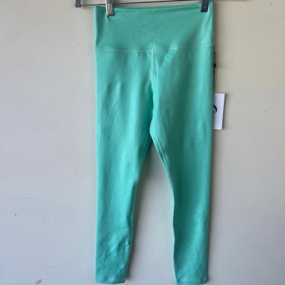Zyia Active Turquoise Metallic Plus Light n Tight Hi-Rise 7/8 - Picture 9 of 10